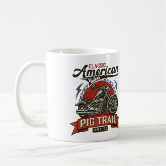 Taza De Café Pig Trail Scenic Byway regalos para motocicletas d