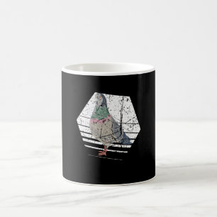 Taza De Café Pigeon Retro