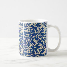 Taza De Café Pigeons in white and blue Rijksmuseum Amsterdam