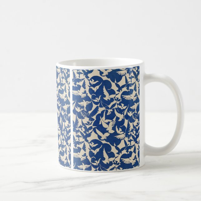 Taza De Café Pigeons in white and blue Rijksmuseum Amsterdam (Derecha)