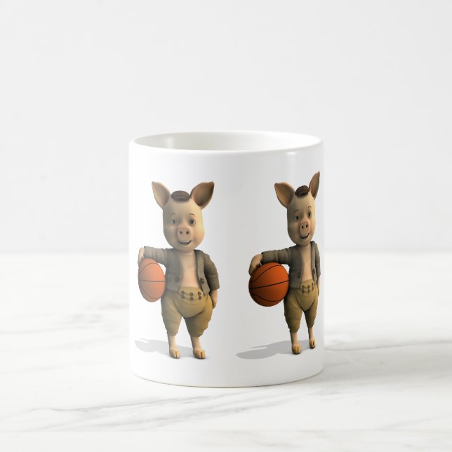 Taza De Café Piglet de Basketballer (Centro)