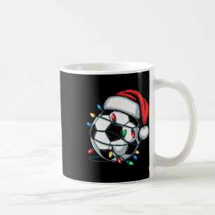 Taza De Café Pijama de luces de Navidad de sombrero de Santa By