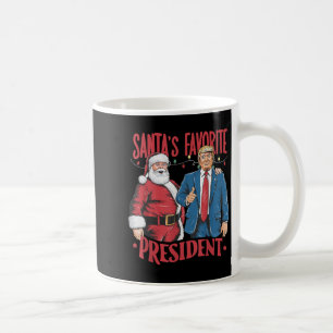 Taza De Café Pijama de Navidad del presidente Trump favorito de