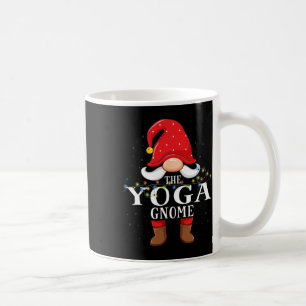 Taza De Café Pijama de Navidad para familia con Gnome de Yoga