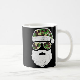 Taza De Café Pijama divertido de camuflaje de Navidad Pijama di