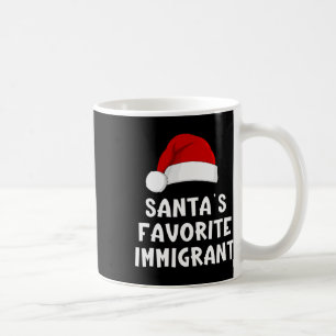 Taza De Café Pijama divertido de Navidad del inmigrante favorit