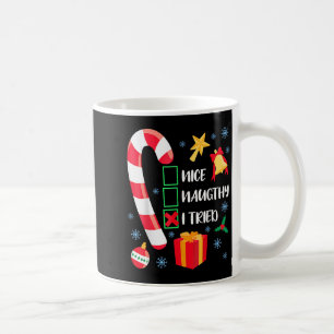 Taza De Café Pijama Familiar Divertido Navidad Bonito Travieso