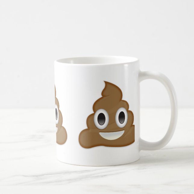 Taza De Café Pila de emoji de Poo (Derecha)
