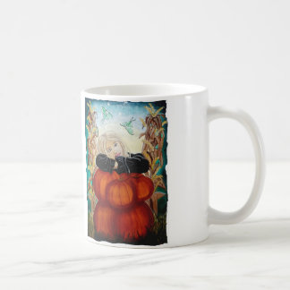 Taza De Café Pila de Punkin - calabazas, bruja, luna, Halloween