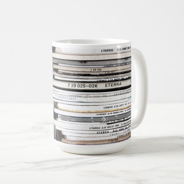 Taza De Café Pila de registros (Anverso derecho)