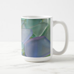 Taza De Café Pila de vidrio de playa azul, Alaska