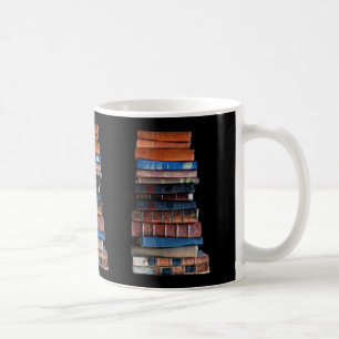 Taza De Café Pila del vintage de libros viejos