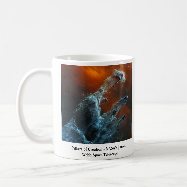 Taza De Café Pilares de la creación del telescopio espacial Jam (Izquierda)