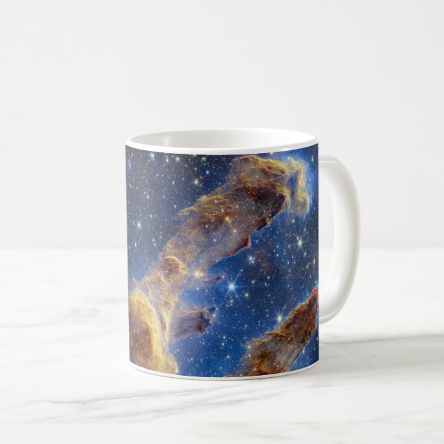 Taza De Café Pilares de la creación James Webb Hi-Res 2022 (Anverso derecho)