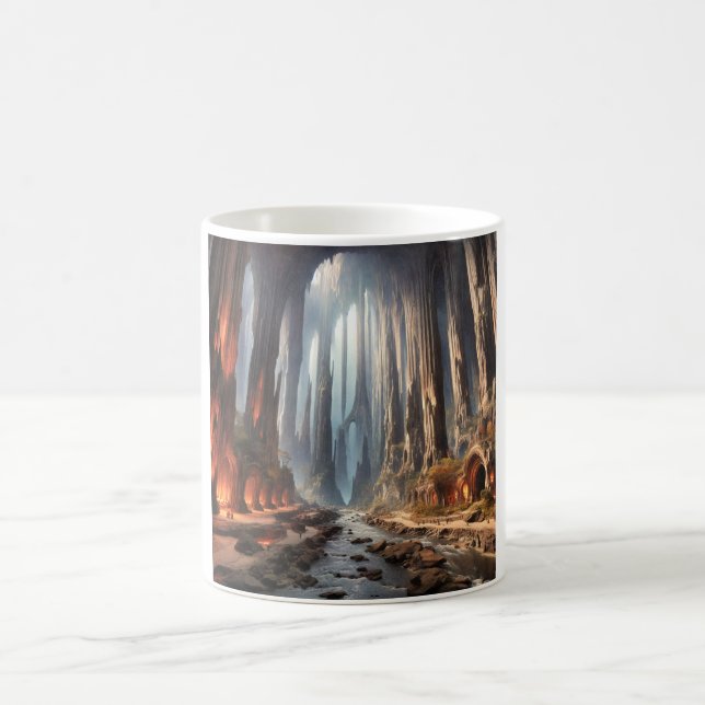 Taza De Café Pilares y personas (Centro)