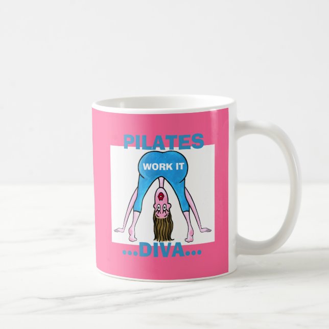 Taza De Café PILATES Diva Mug (Derecha)