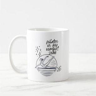 Taza De Café Pilates es mi zona de confort