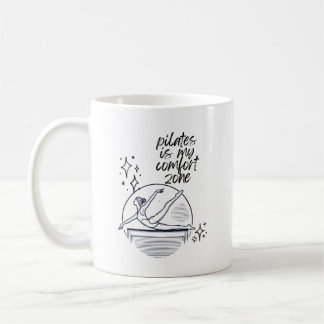 Taza De Café Pilates es mi zona de confort