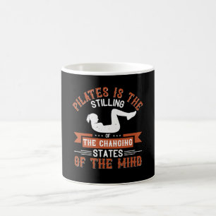 Taza De Café Pilates Está Estimando Los Cambios De Estado De La