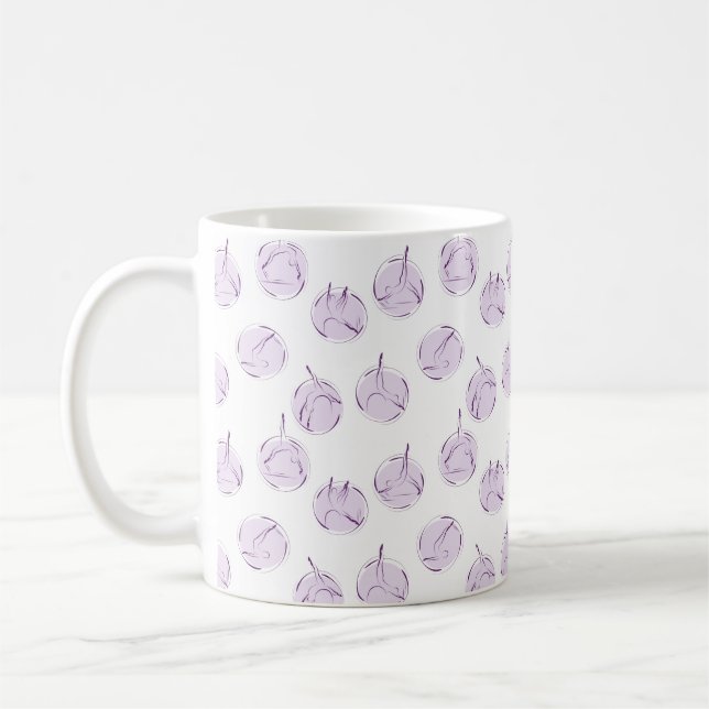 Taza De Café Pilates posponen el patrón (Izquierda)
