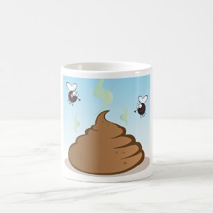 Taza De Café Pile Asqueroso De Poop