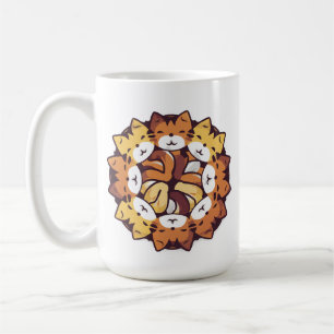 Taza De Café Pile De Gatos Gatos Gatos Graciosos