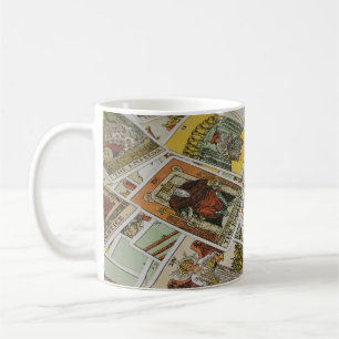Taza De Café Pile de la tarjeta Tarot de Guay