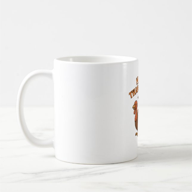 Taza De Café Pilgrim Sloth on Turkey Thanksgiving Classic T-Shi (Izquierda)