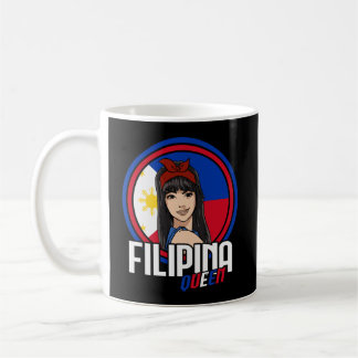Taza De Café Pilipina filipina con bandera filipina