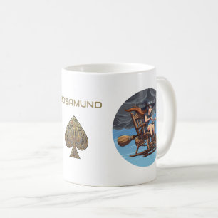 Taza De Café Piloto Bruja Bonita