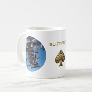 Taza De Café Piloto Bruja Linda