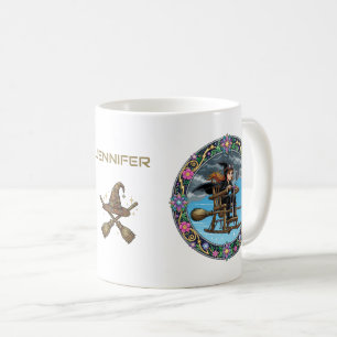 Taza De Café Piloto de Bruja Preciosa