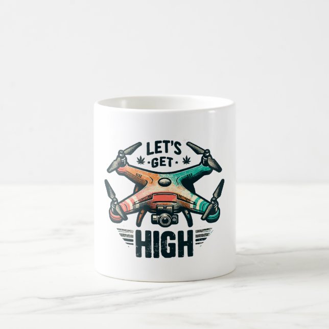 Taza De Café Piloto de dron (Centro)