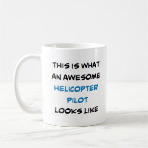 Taza De Café piloto de helicópteros, increíble