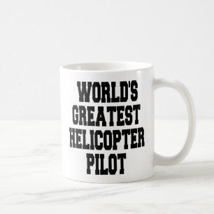 Taza De Café Piloto de helicópteros más grande del mundo