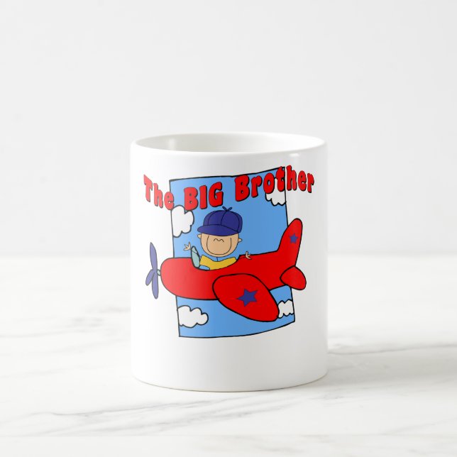 Taza De Café Piloto de hermano mayor del aeroplano (Centro)