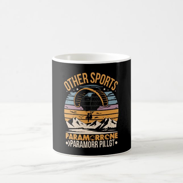 Taza De Café Piloto de paramotor paramotoring (Centro)