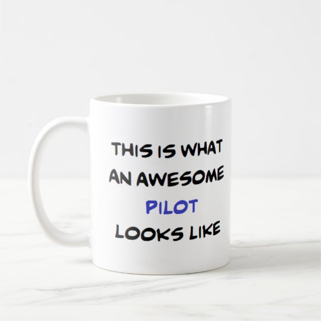 Taza De Café piloto, increíble (Izquierda)