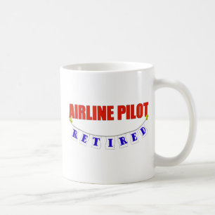 TAZA DE CAFÉ PILOTO JUBILADO DE LA LÍNEA AÉREA