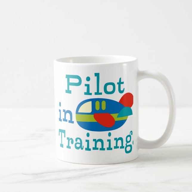 Taza De Café Piloto personalizado en formación (Derecha)