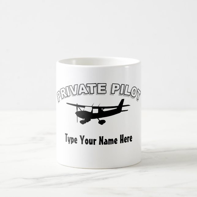 Taza De Café Piloto privado (Centro)