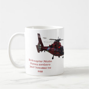 Taza De Café Pilotos del helicóptero: El volar en ninguna part
