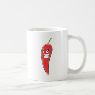 Taza De Café Pimienta de chile rojo caliente y picante