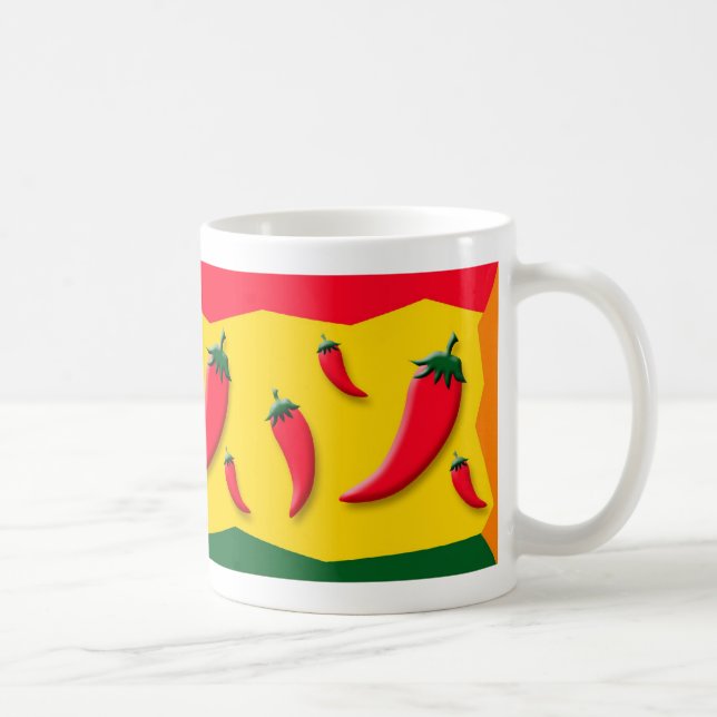 Taza De Café pimientas de chile (Derecha)