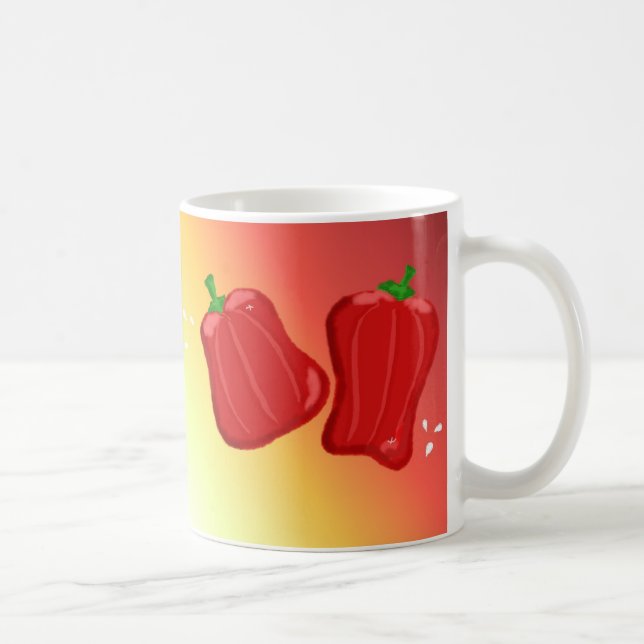 Taza De Café Pimientos Rojos Dulces (Derecha)