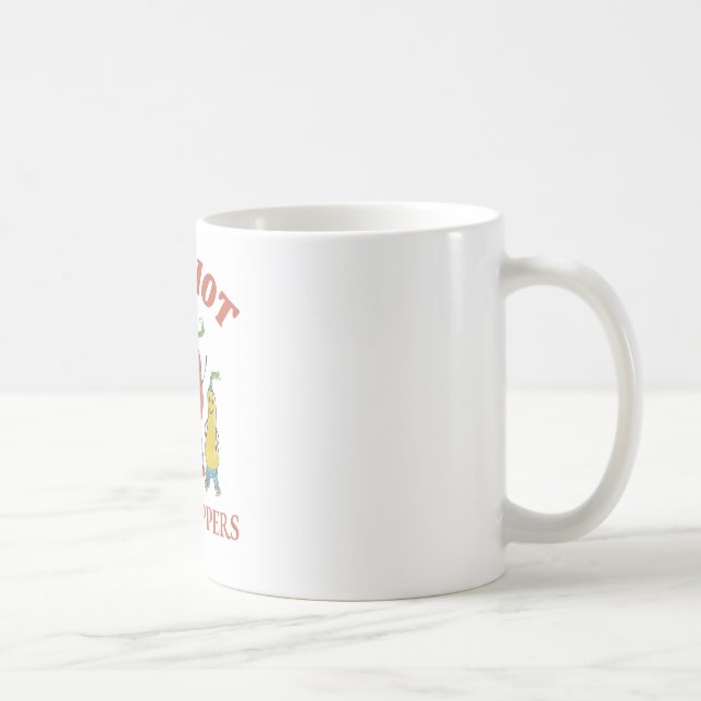 Taza De Café pimientos tontos y calientes rojos (Derecha)