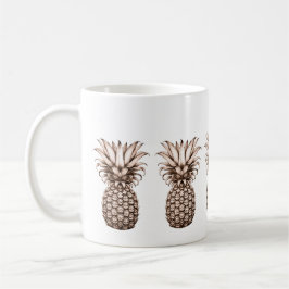 Taza De Café Piña de época