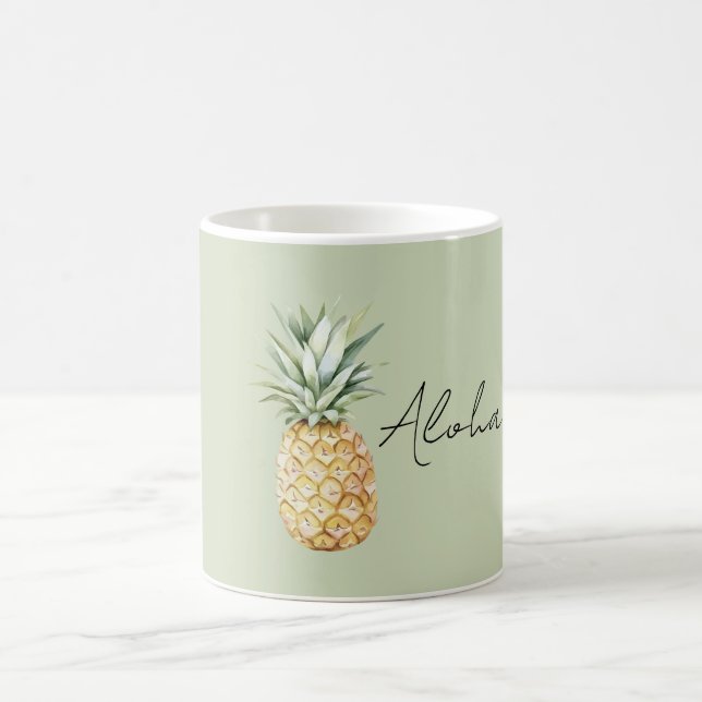 Taza De Café Piña Green Aloha (Centro)