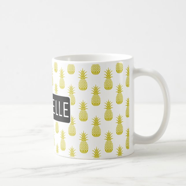 Taza De Café Piña personalizada (Derecha)