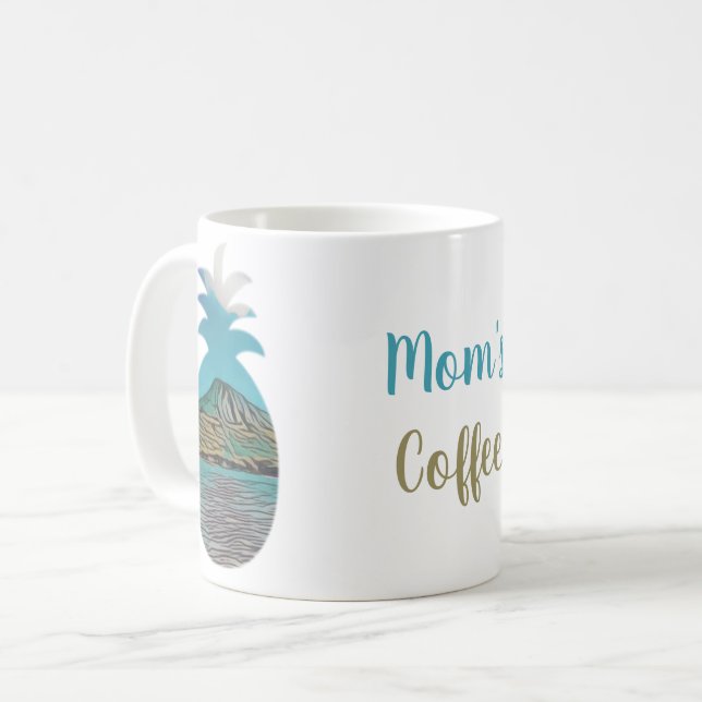 Taza De Café Piña tropical, nombre, bebida (Anverso izquierdo)